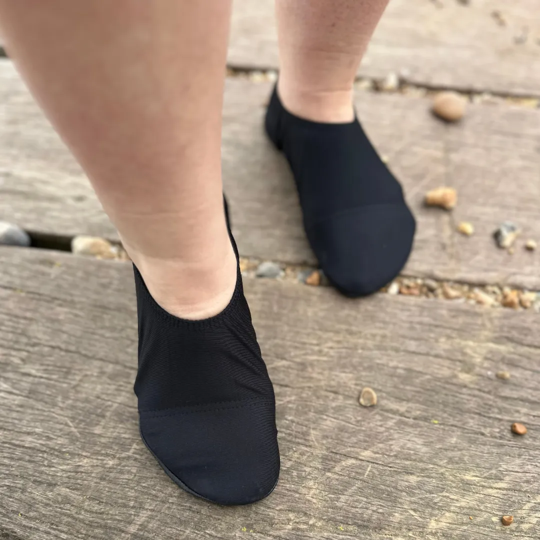 Older Kids Black Slipfree Shoes
