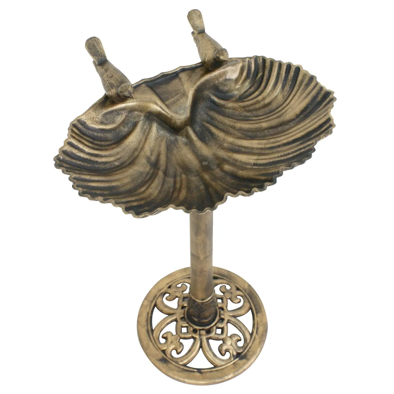 Outdoor Freestanding Garden Bird Bath Water Fountain