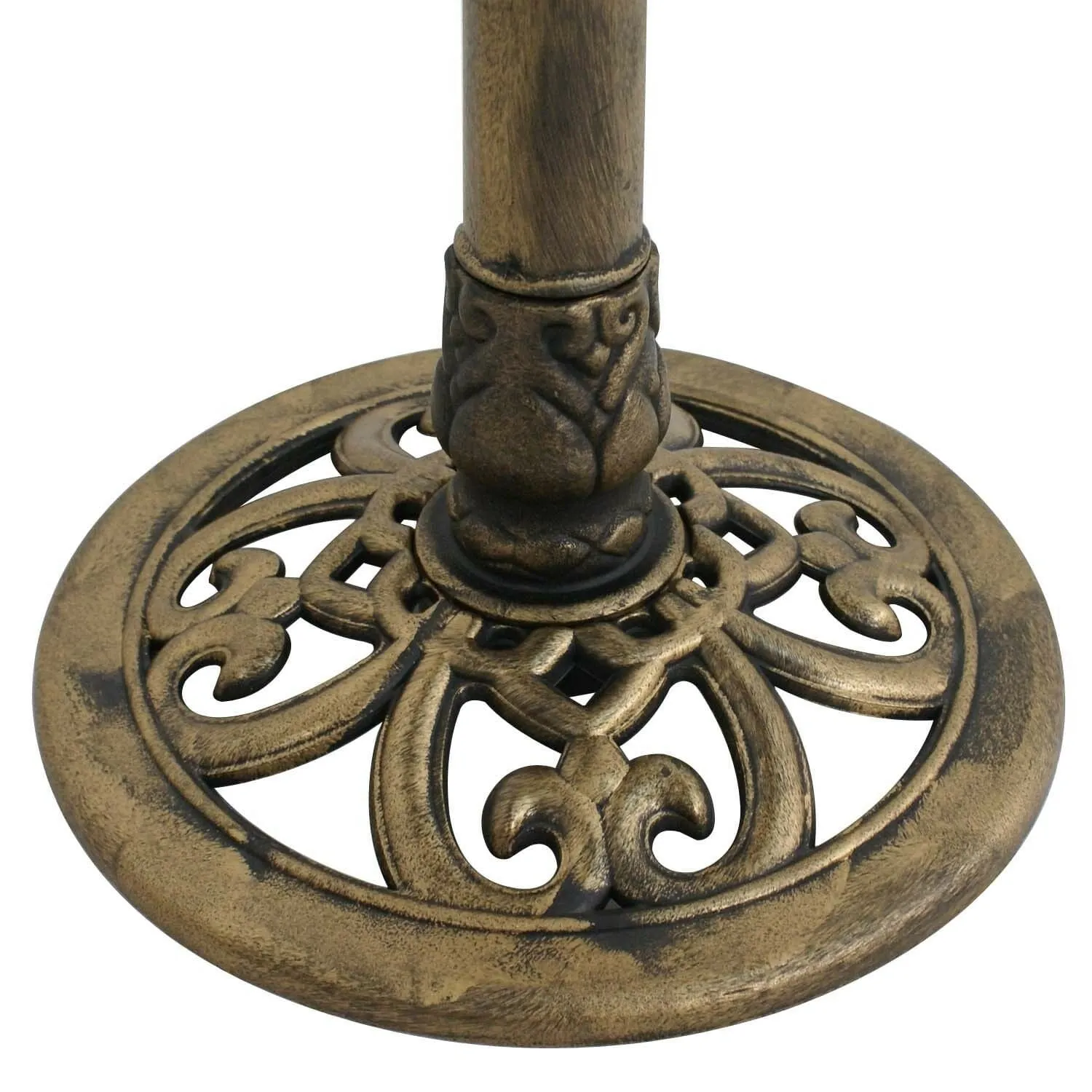 Outdoor Freestanding Garden Bird Bath Water Fountain