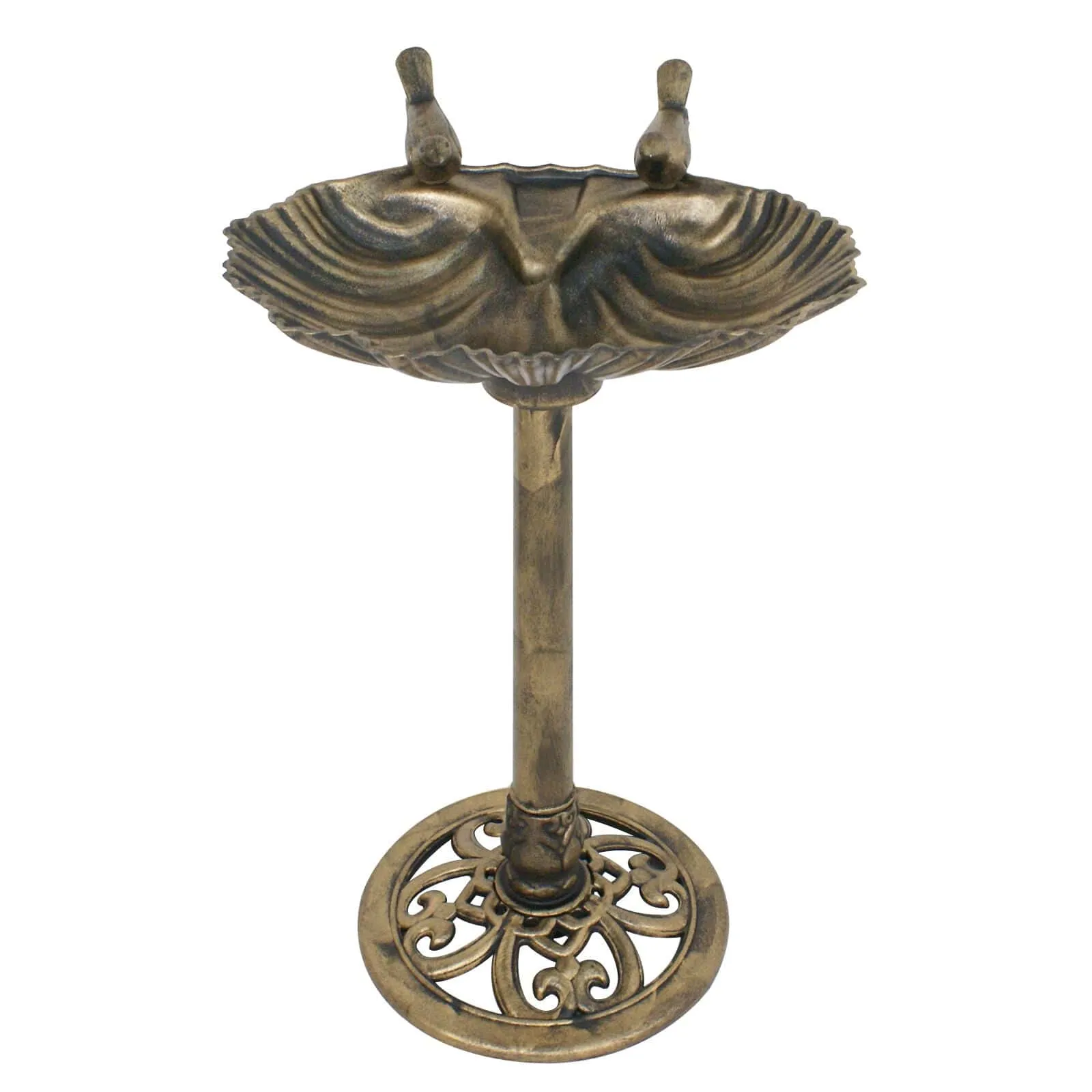 Outdoor Freestanding Garden Bird Bath Water Fountain