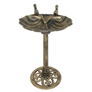 Outdoor Freestanding Garden Bird Bath Water Fountain