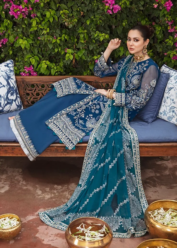 Pakistani Blue Sharara Party Wear Online 2021 #PF120