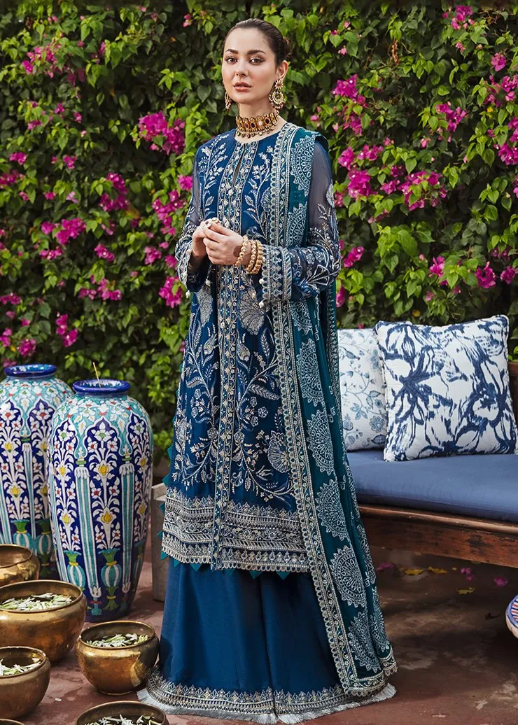 Pakistani Blue Sharara Party Wear Online 2021 #PF120