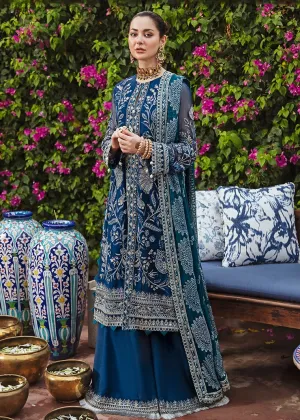 Pakistani Blue Sharara Party Wear Online 2021 #PF120