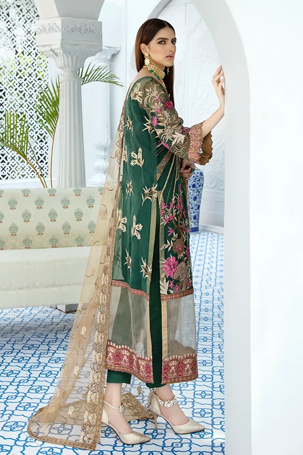 Pakistani Party Dress Chiffon Party Outfit # P2090