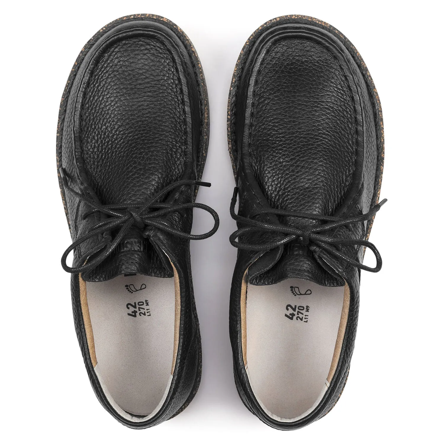 Pasadena II - Black Natural Leather