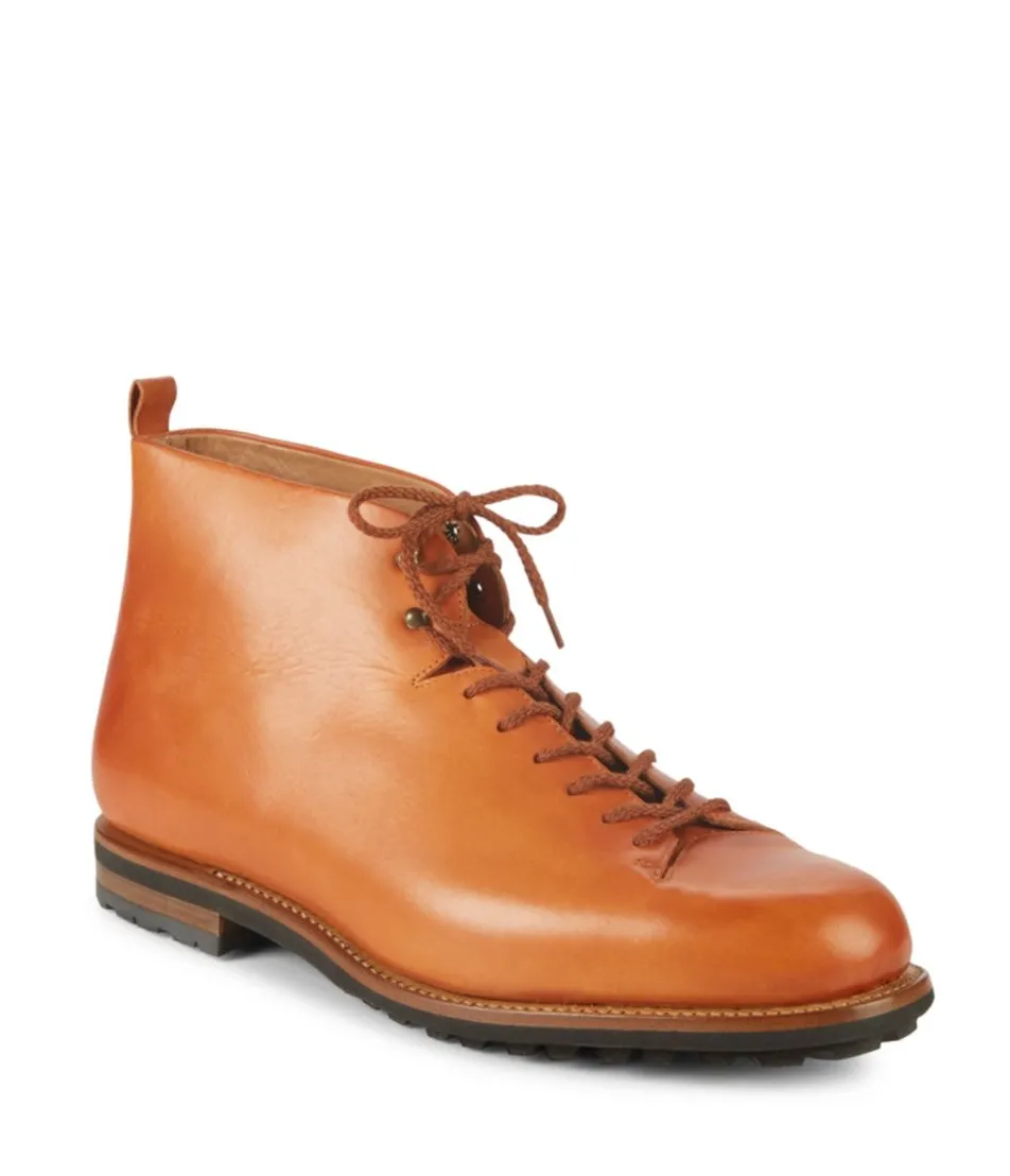 PAUL STUART - Hand Made In Spain Premium Leather Hiking Boots  - 10