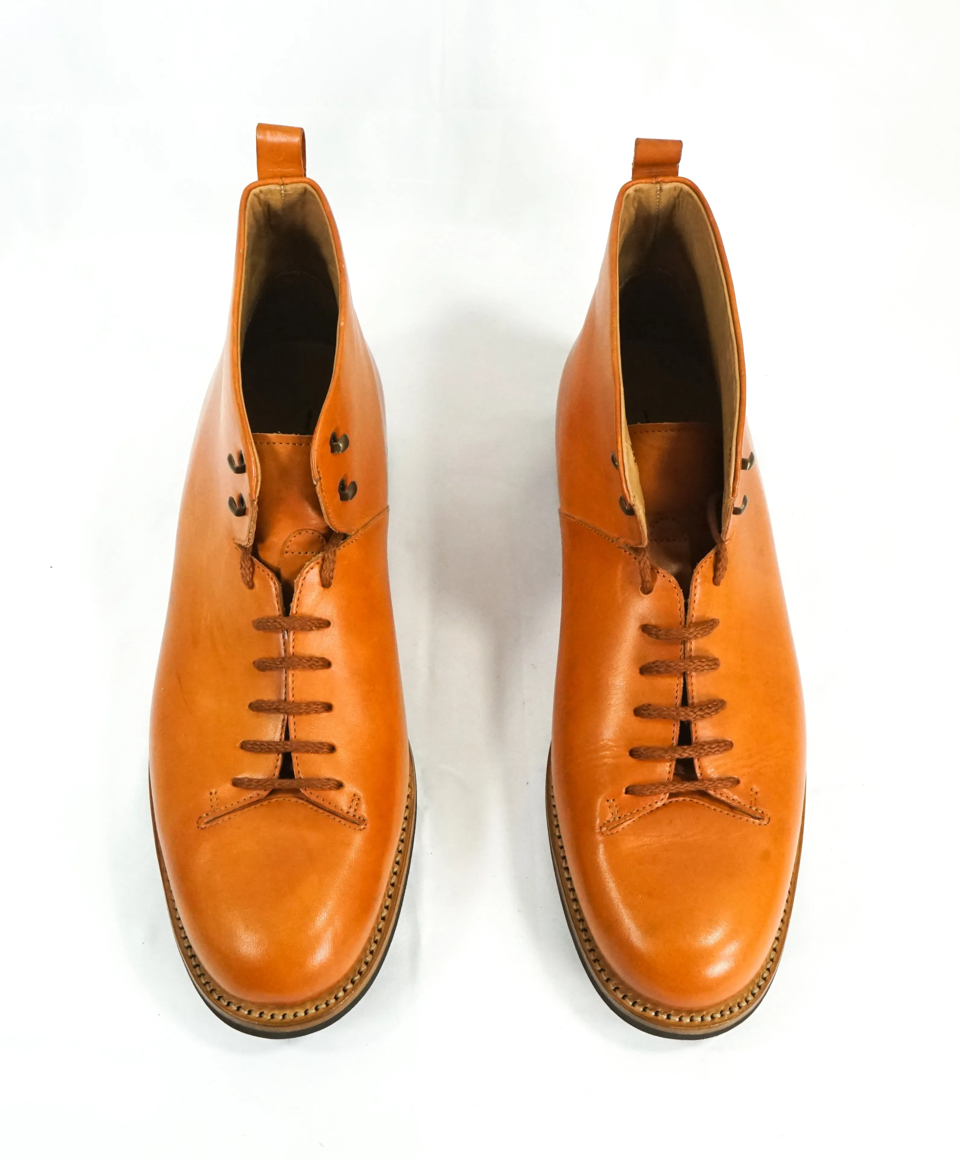 PAUL STUART - Hand Made In Spain Premium Leather Hiking Boots  - 10