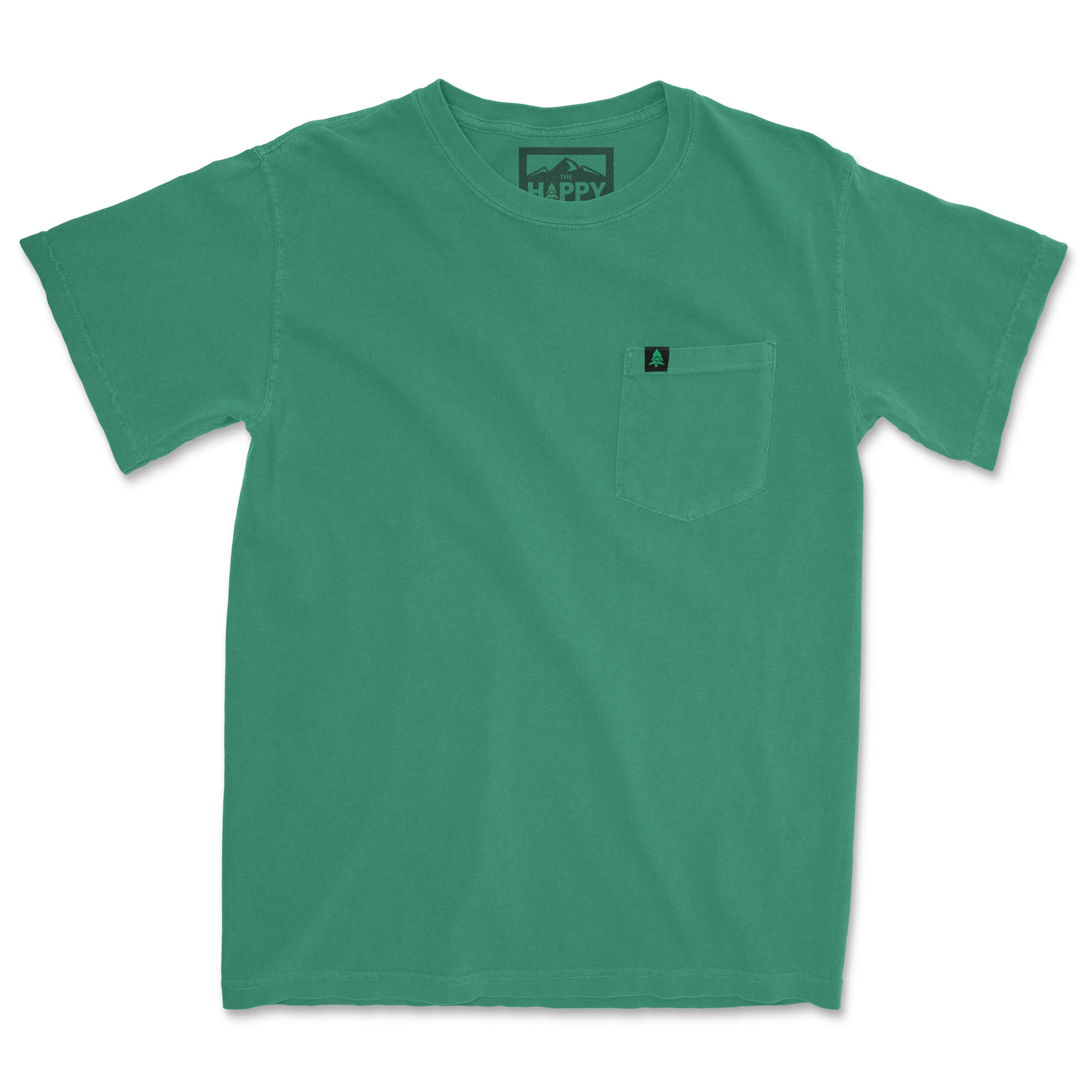 Pigment Dyed Mountain Tree Pocket T-Shirt