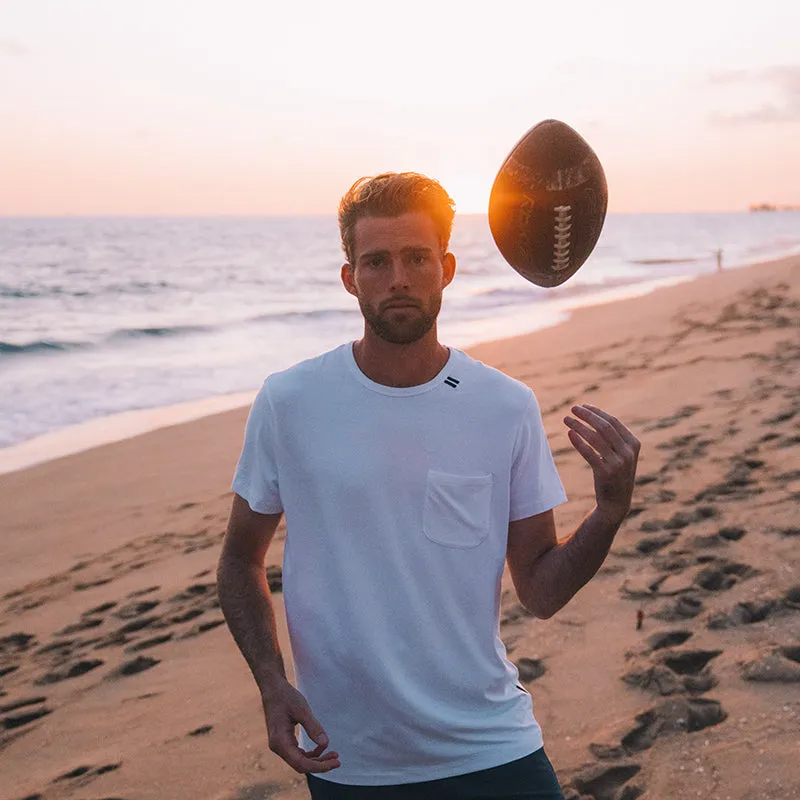 Pocket Short Sleeve T-Shirt - White