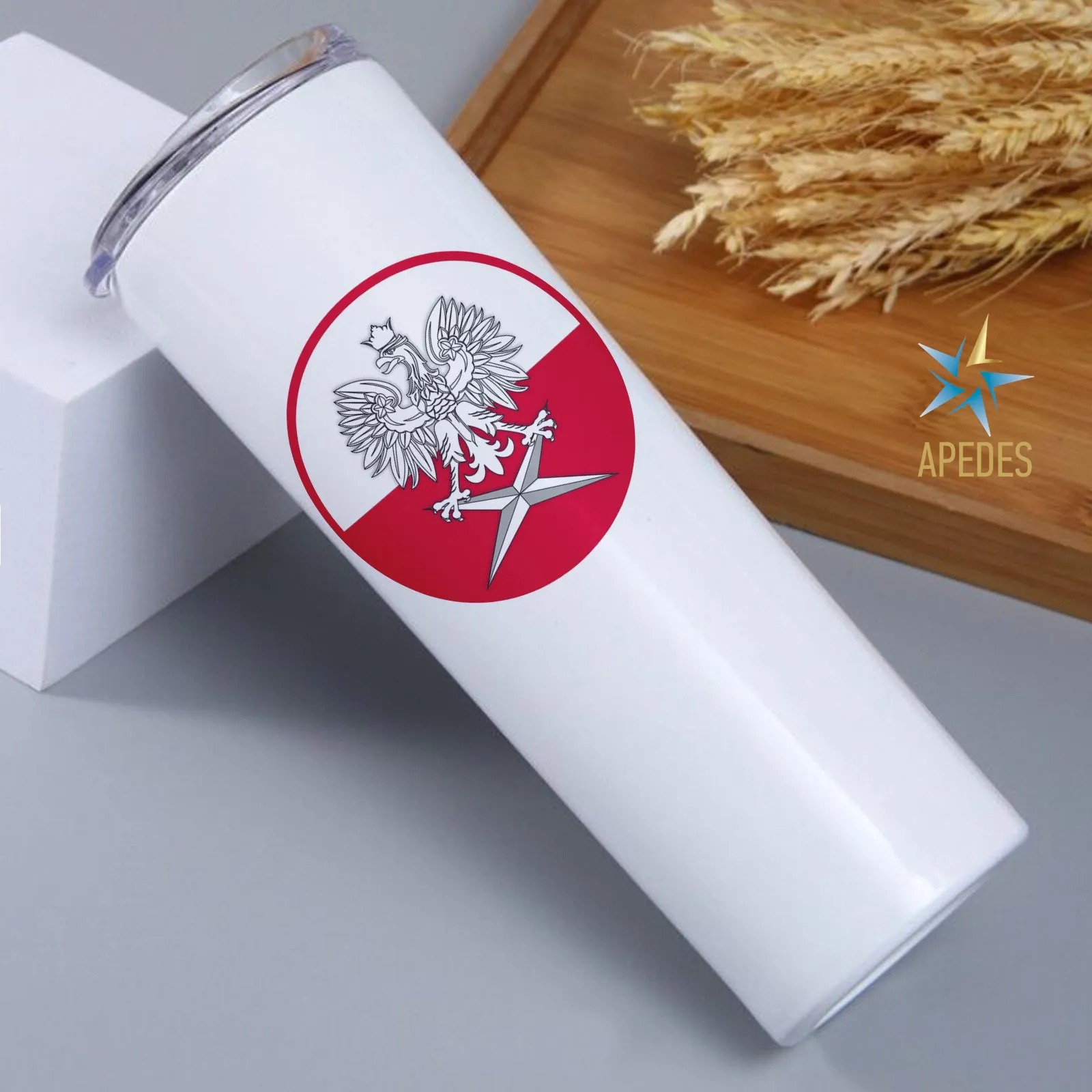 Poland Stainless Steel Skinny Tumbler 20 OZ