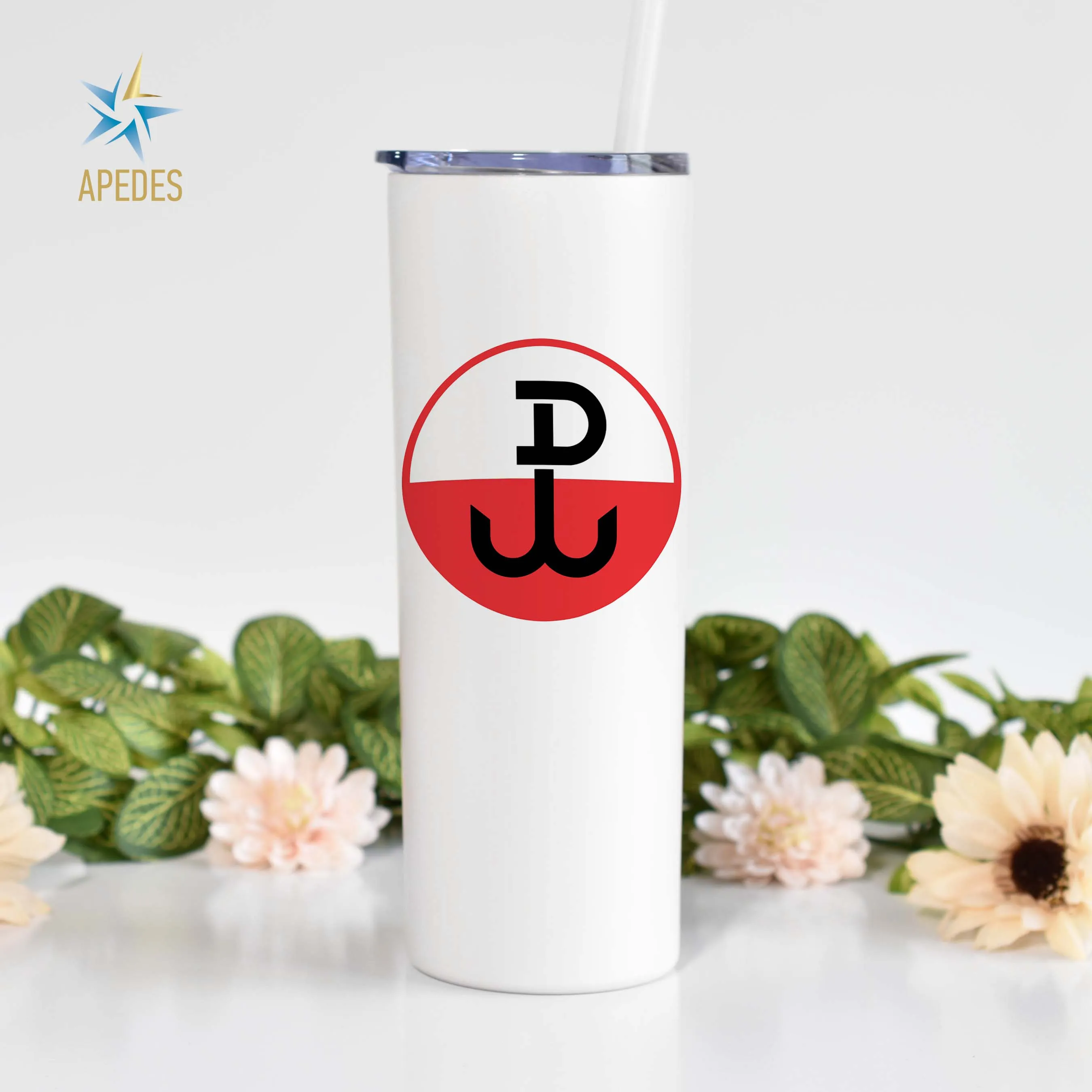 Poland Stainless Steel Skinny Tumbler 20 OZ