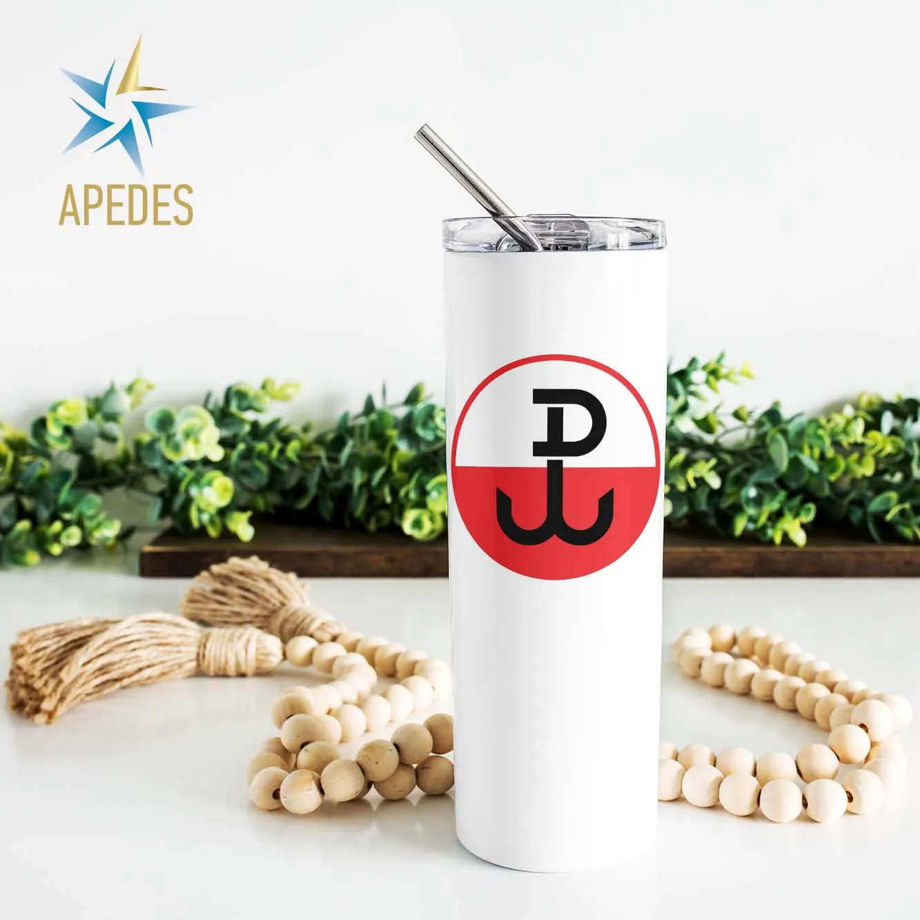 Poland Stainless Steel Skinny Tumbler 20 OZ