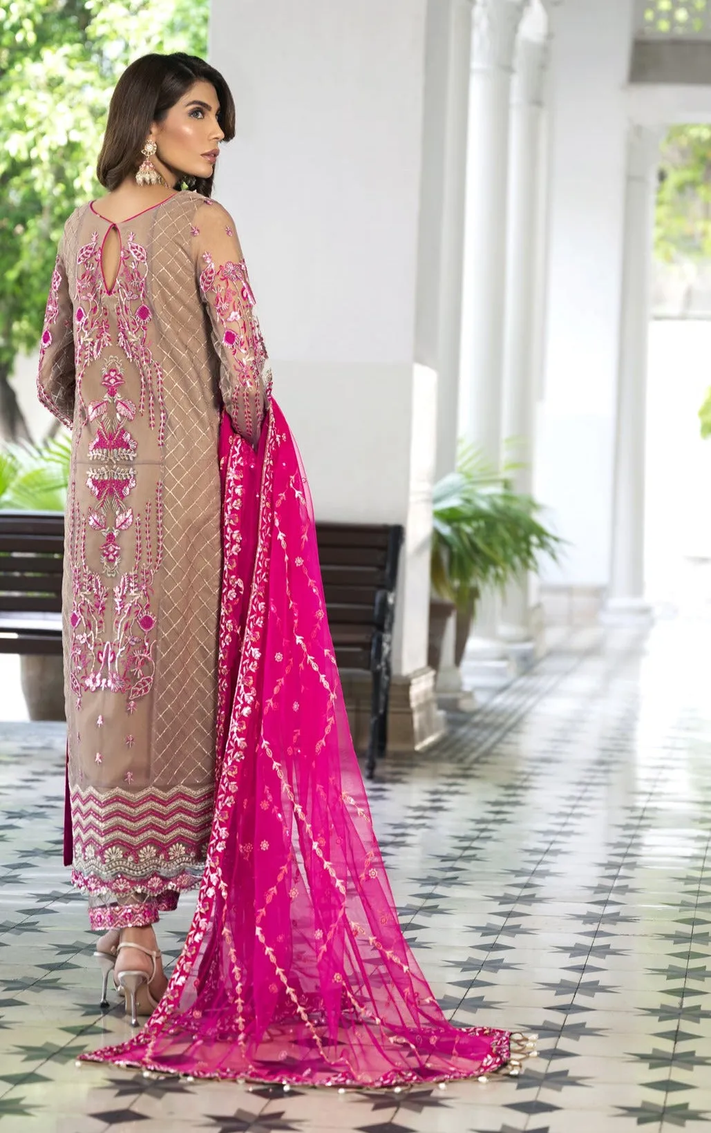 Premium Kameez Trouser Dupatta Pakistani Wedding Dress