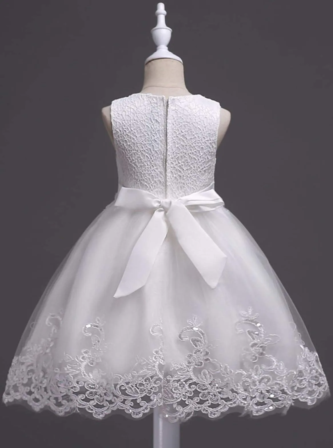 Pretty Plies Rose Pearl Embellished Communion Girl Dress