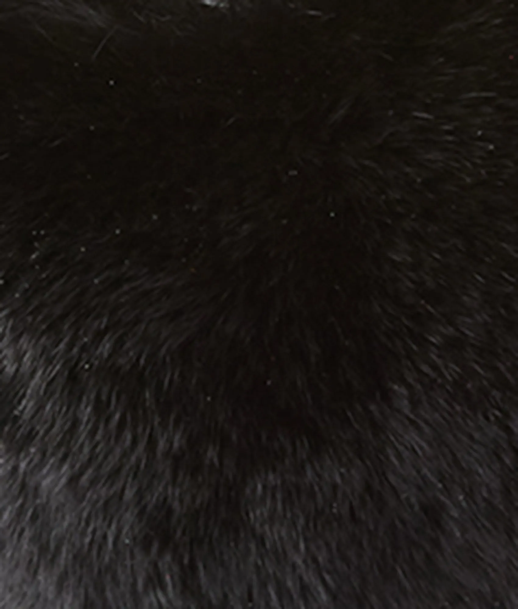 Rabbit Fur Earmuffs :: Black