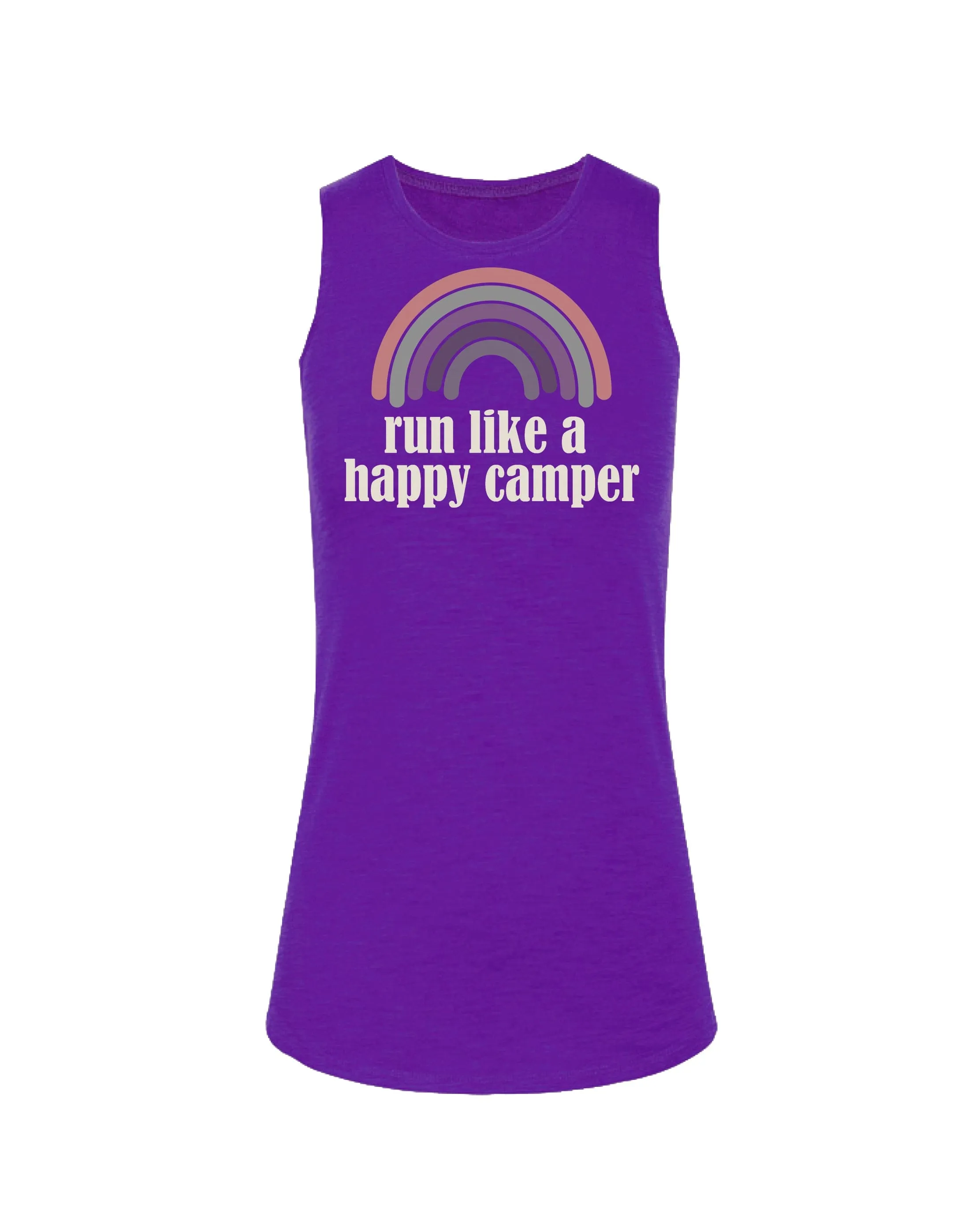 Retro Rainbow Run Like a Happy Camper