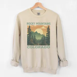 ROCKY MOUNTAINS NATIONAL PARK SAND CREWNECK