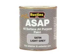 Rustins ASAP Paint Light Grey 500ml
