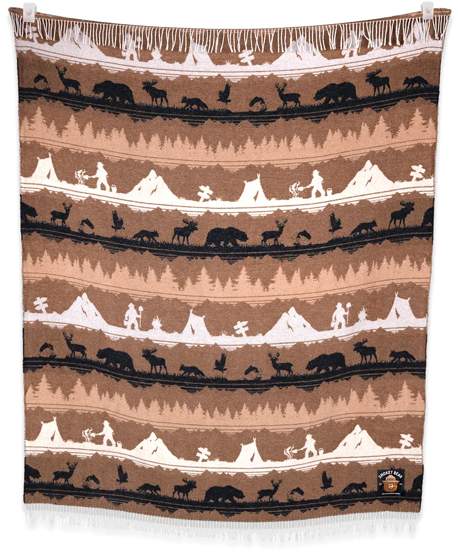 SackCloth Ashes Smokey Bear Blanket