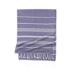 Salt Water Sun Turkish Towel by Riviera Towel Company |  Deep Blue Sea