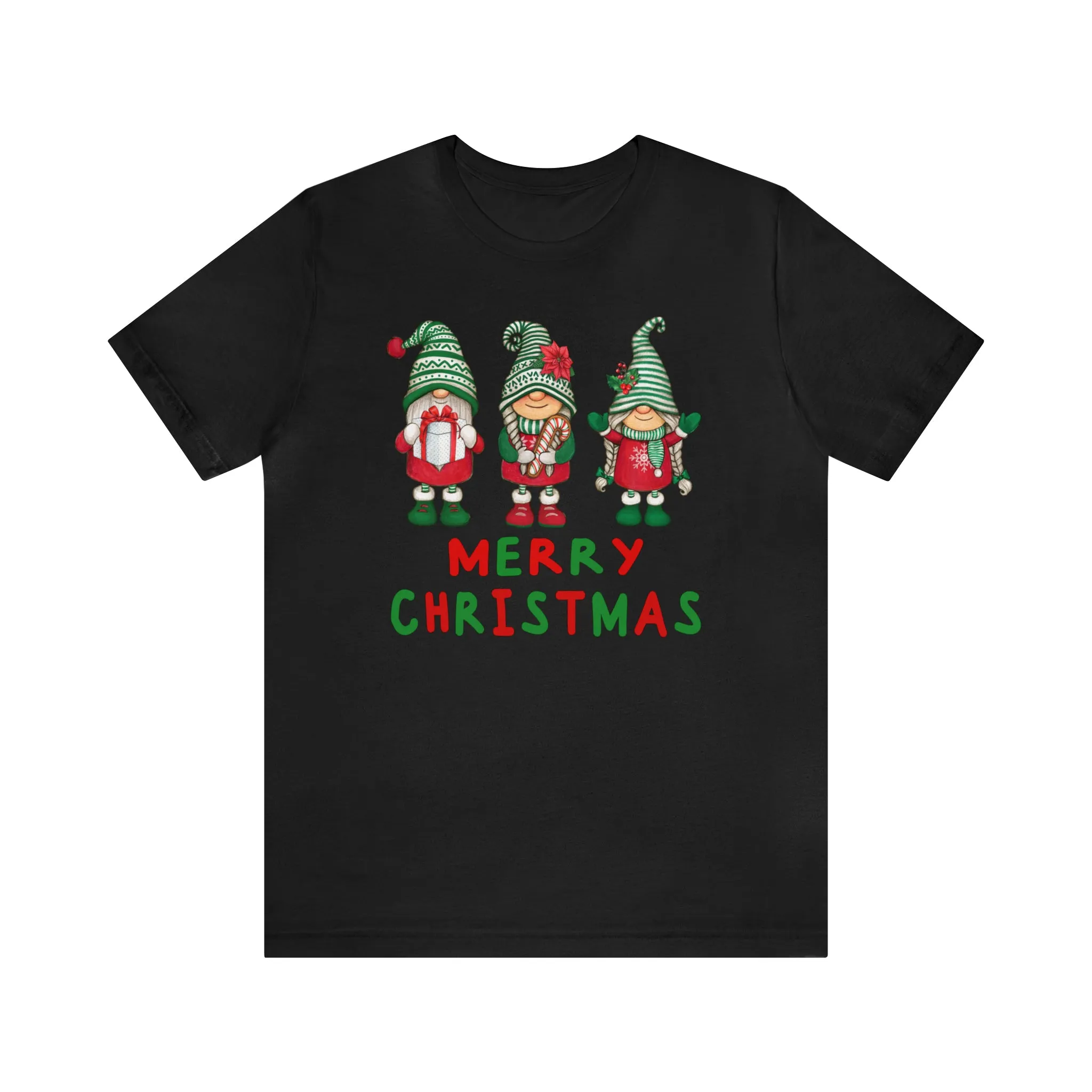 Santa's Helpers Merry Christmas T-Shirt | Festive XMas Tee |  Bella Canvas 3001 Unisex | Happy Holidays Short Sleeve Tshirt