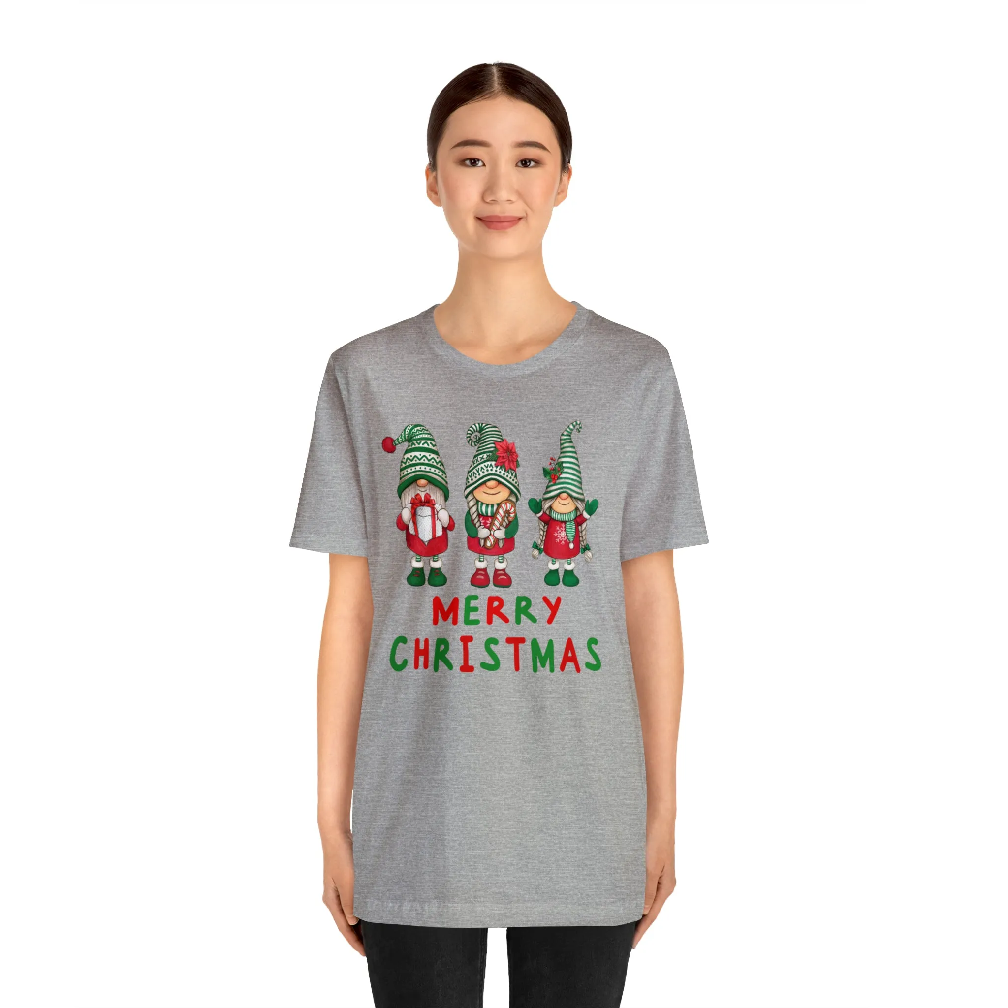 Santa's Helpers Merry Christmas T-Shirt | Festive XMas Tee |  Bella Canvas 3001 Unisex | Happy Holidays Short Sleeve Tshirt