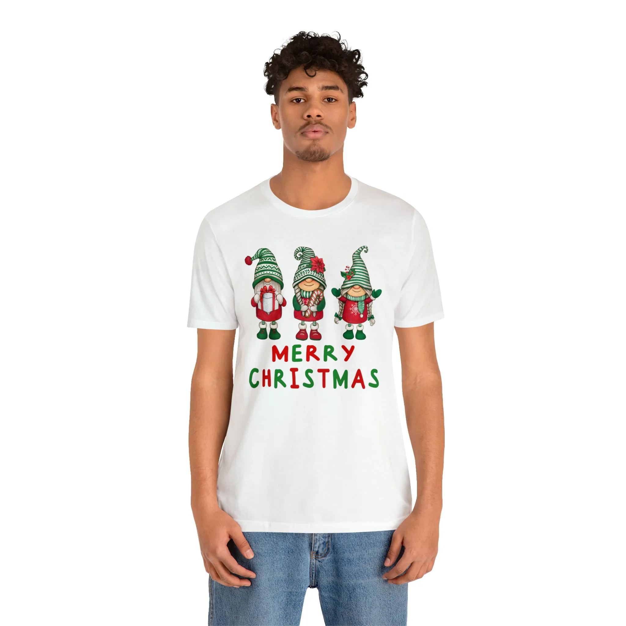 Santa's Helpers Merry Christmas T-Shirt | Festive XMas Tee |  Bella Canvas 3001 Unisex | Happy Holidays Short Sleeve Tshirt