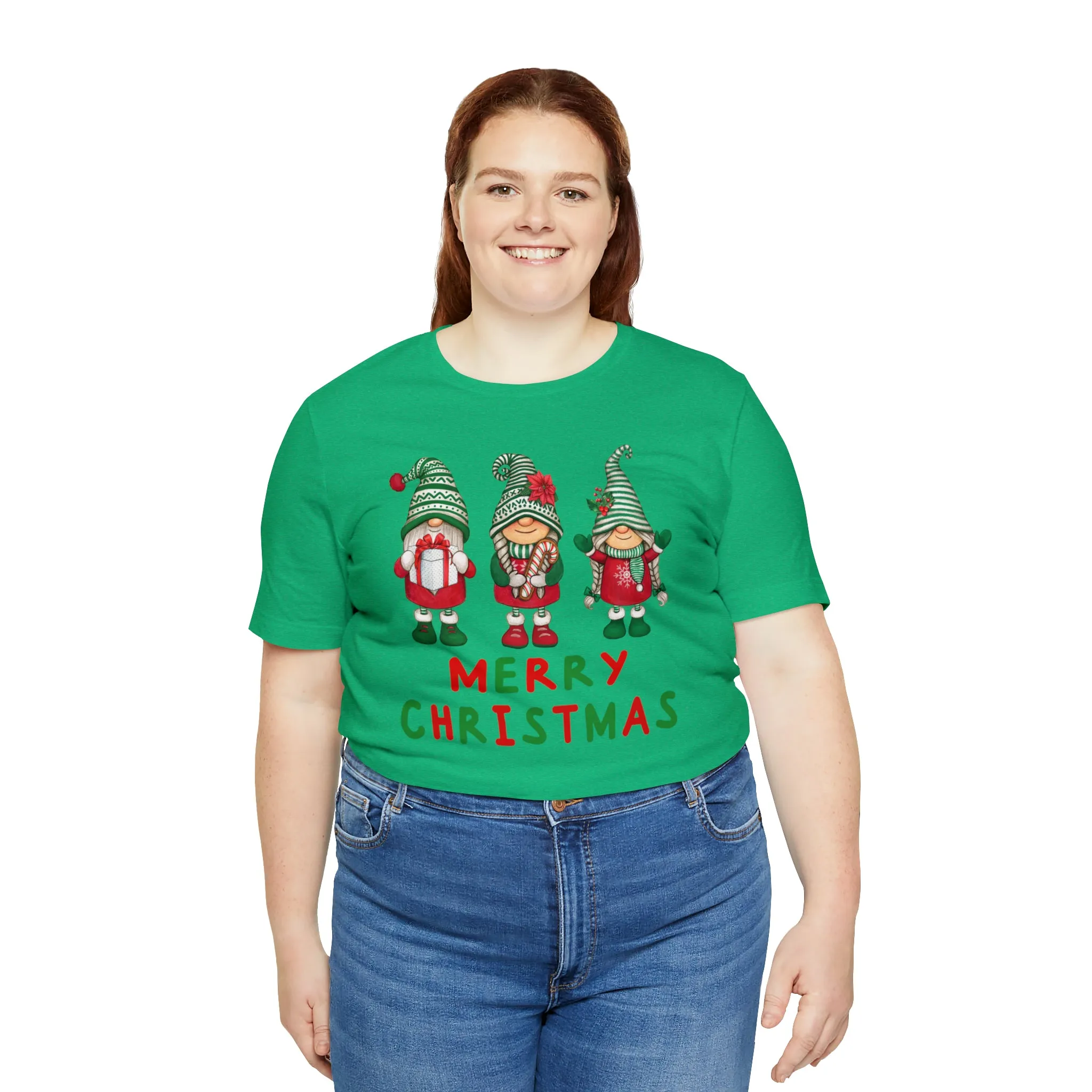 Santa's Helpers Merry Christmas T-Shirt | Festive XMas Tee |  Bella Canvas 3001 Unisex | Happy Holidays Short Sleeve Tshirt