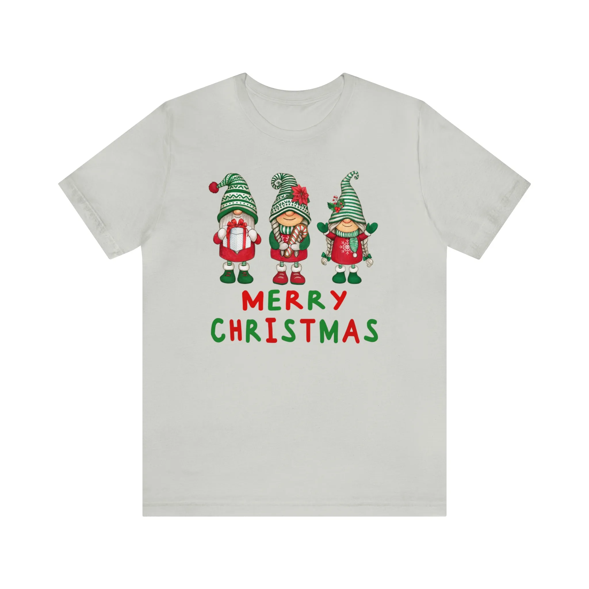 Santa's Helpers Merry Christmas T-Shirt | Festive XMas Tee |  Bella Canvas 3001 Unisex | Happy Holidays Short Sleeve Tshirt