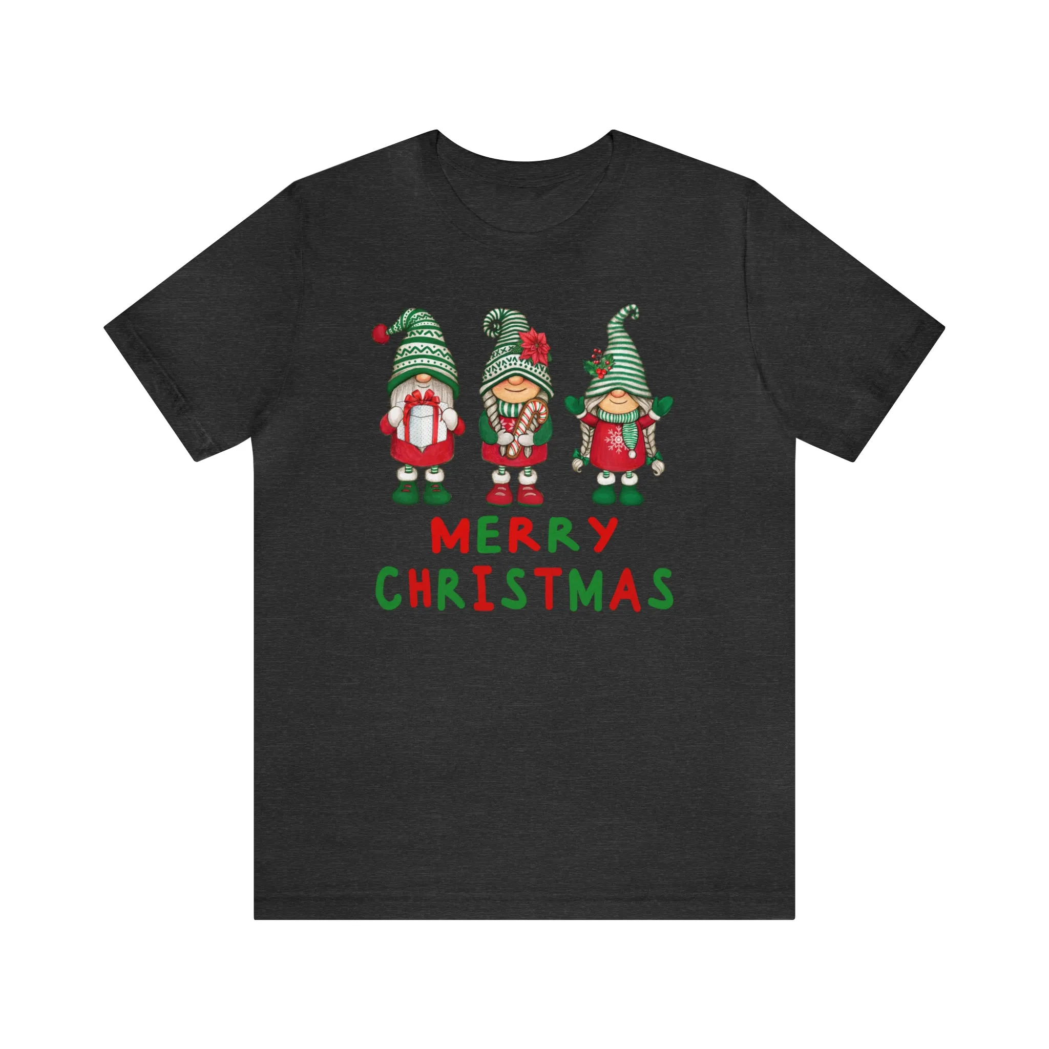Santa's Helpers Merry Christmas T-Shirt | Festive XMas Tee |  Bella Canvas 3001 Unisex | Happy Holidays Short Sleeve Tshirt