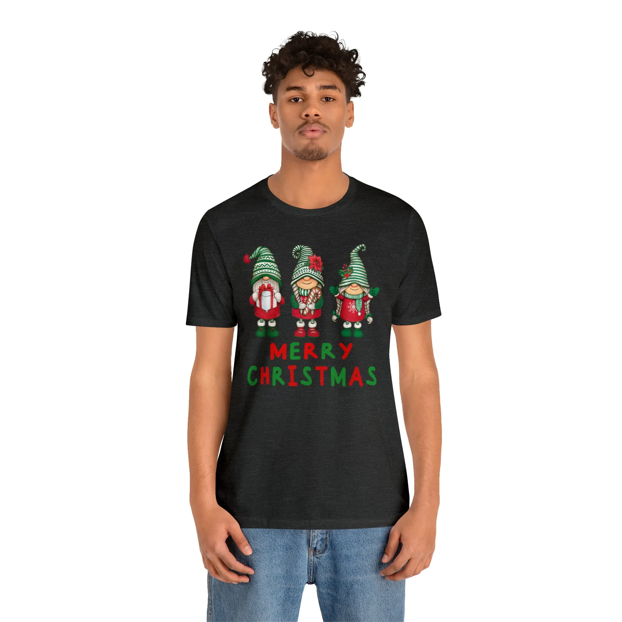 Santa's Helpers Merry Christmas T-Shirt | Festive XMas Tee |  Bella Canvas 3001 Unisex | Happy Holidays Short Sleeve Tshirt