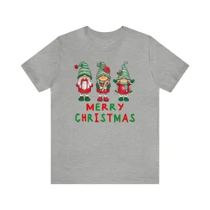 Santa's Helpers Merry Christmas T-Shirt | Festive XMas Tee |  Bella Canvas 3001 Unisex | Happy Holidays Short Sleeve Tshirt