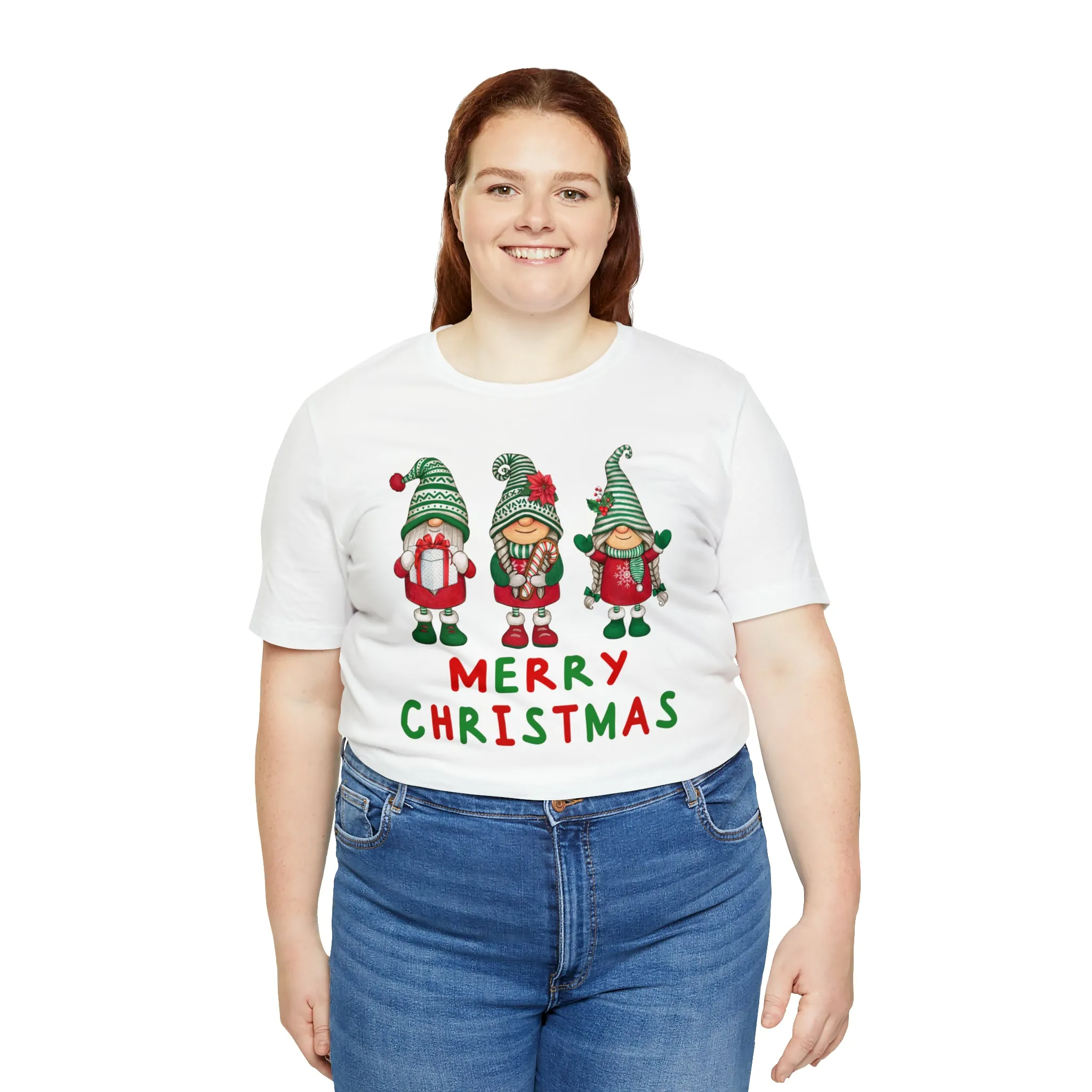 Santa's Helpers Merry Christmas T-Shirt | Festive XMas Tee |  Bella Canvas 3001 Unisex | Happy Holidays Short Sleeve Tshirt