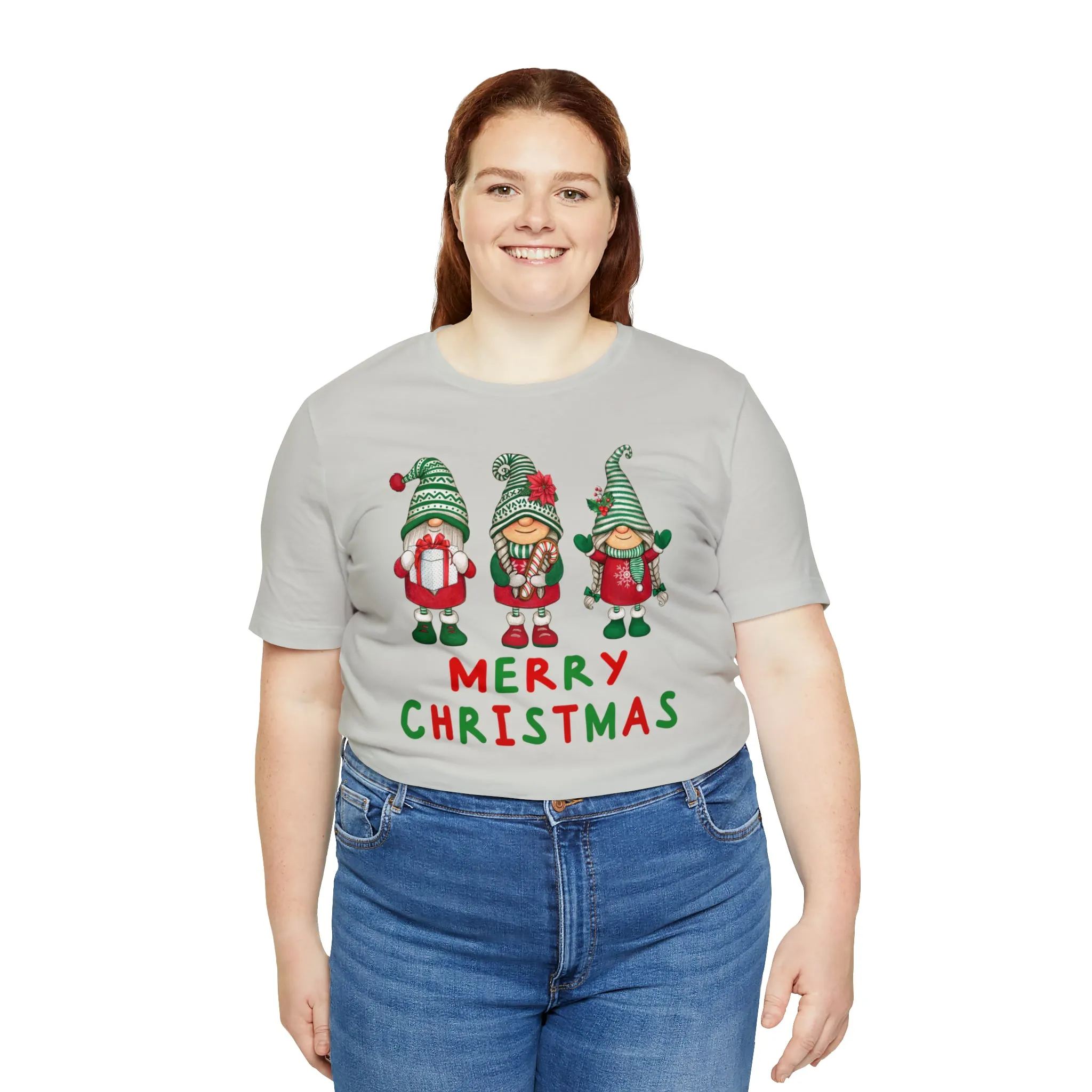 Santa's Helpers Merry Christmas T-Shirt | Festive XMas Tee |  Bella Canvas 3001 Unisex | Happy Holidays Short Sleeve Tshirt
