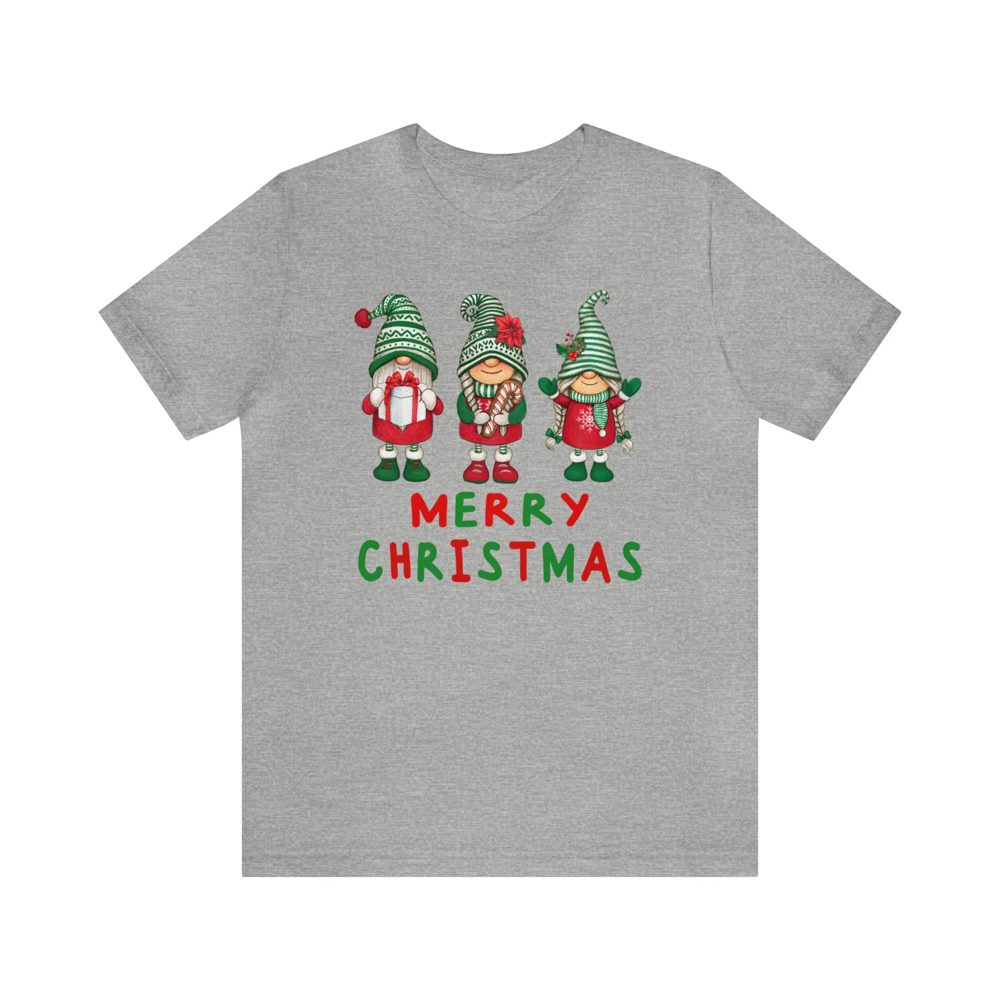 Santa's Helpers Merry Christmas T-Shirt | Festive XMas Tee |  Bella Canvas 3001 Unisex | Happy Holidays Short Sleeve Tshirt