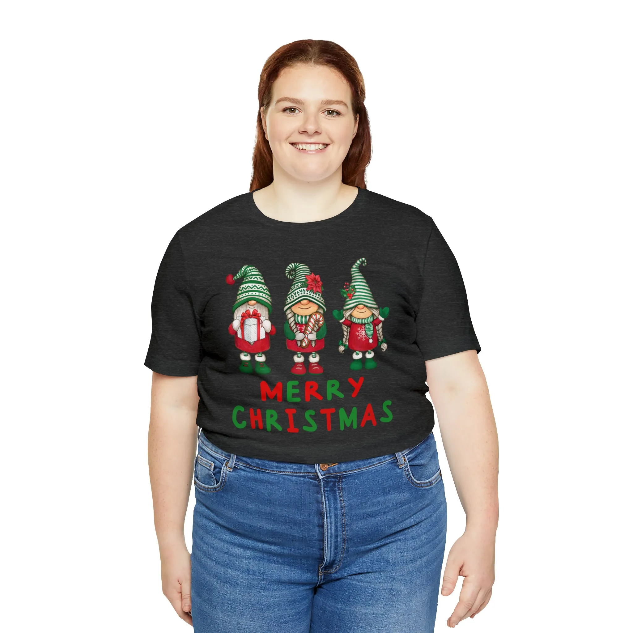 Santa's Helpers Merry Christmas T-Shirt | Festive XMas Tee |  Bella Canvas 3001 Unisex | Happy Holidays Short Sleeve Tshirt