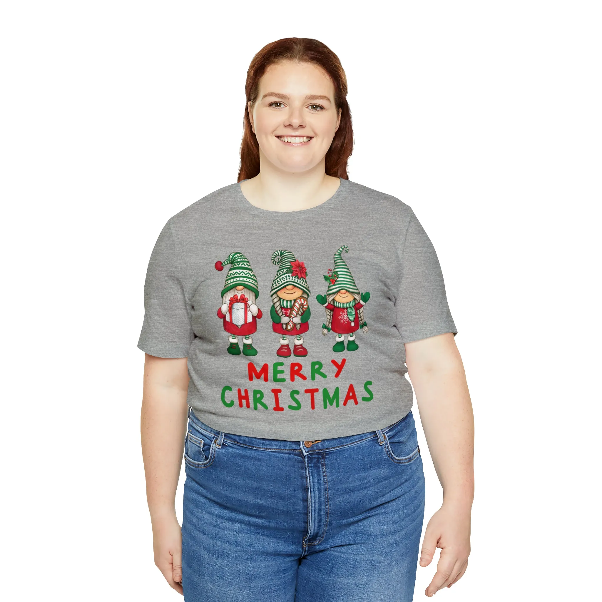 Santa's Helpers Merry Christmas T-Shirt | Festive XMas Tee |  Bella Canvas 3001 Unisex | Happy Holidays Short Sleeve Tshirt