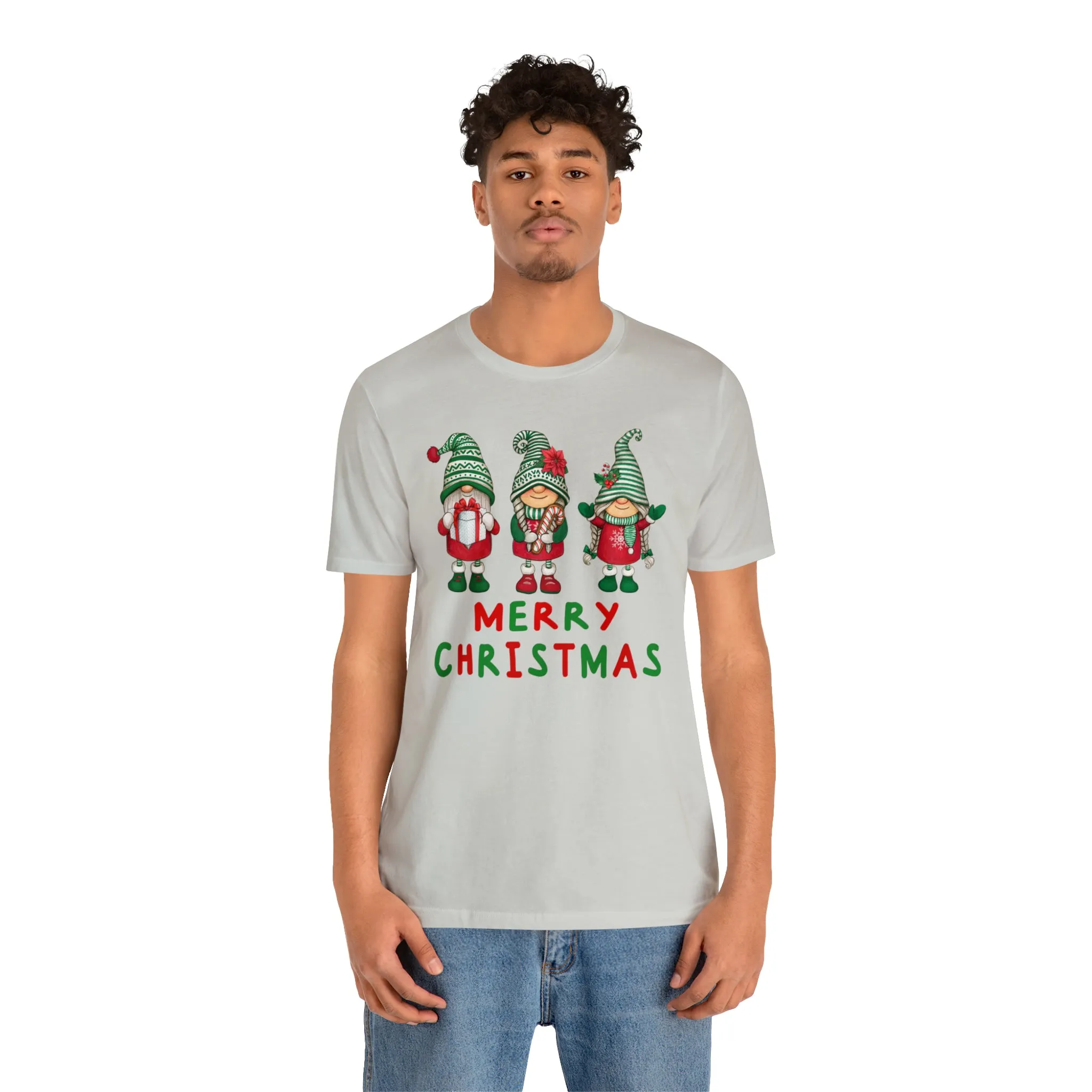 Santa's Helpers Merry Christmas T-Shirt | Festive XMas Tee |  Bella Canvas 3001 Unisex | Happy Holidays Short Sleeve Tshirt