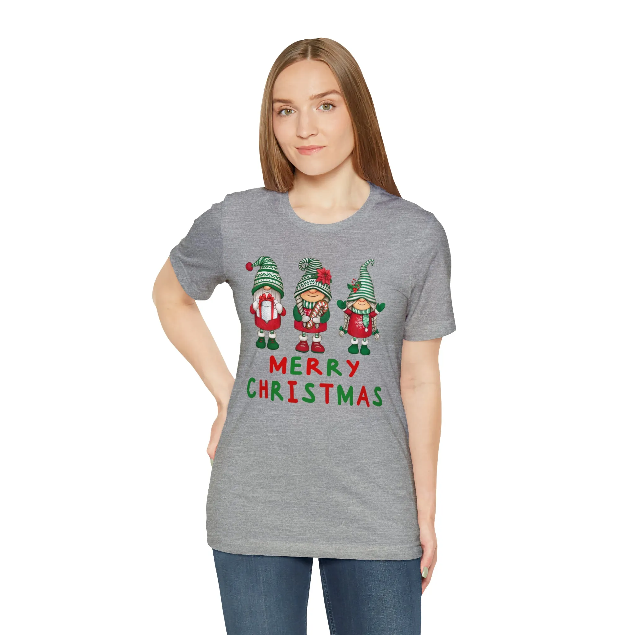 Santa's Helpers Merry Christmas T-Shirt | Festive XMas Tee |  Bella Canvas 3001 Unisex | Happy Holidays Short Sleeve Tshirt