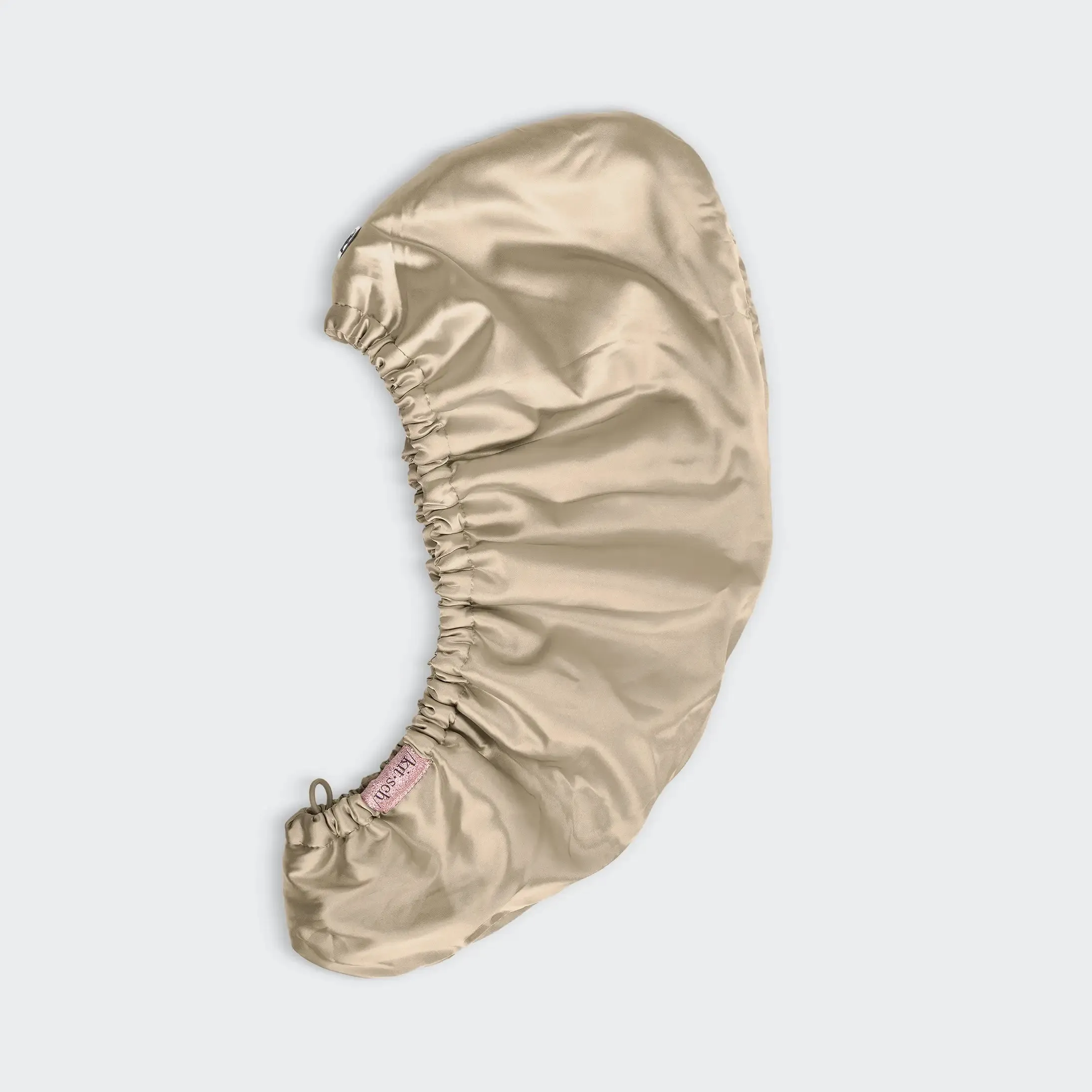 Satin Hair Towel - Champagne