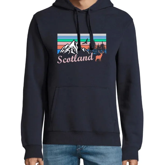 Scotland Stag Eagle Mountain Hoody