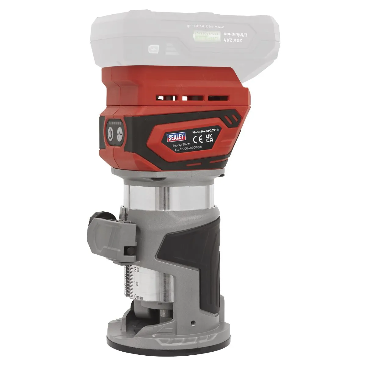 Sealey 20V SV20 Series Cordless Trimming Router Kit - 2 Batteries