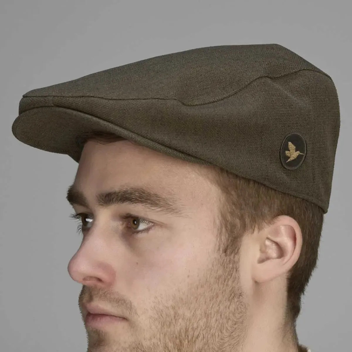 SEELAND Woodcock Advance Flat Cap - Shaded Olive