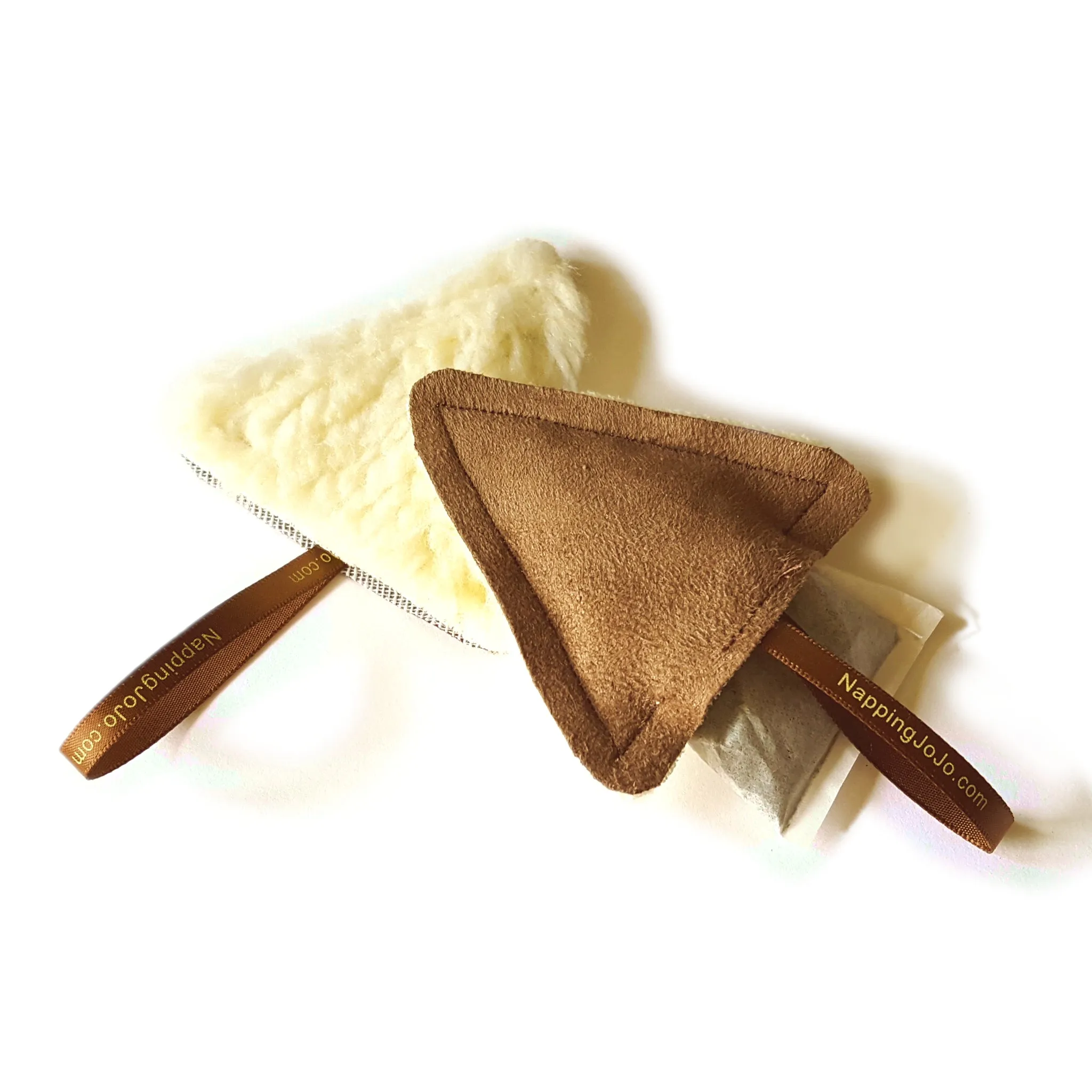 Sherpa Mouse Cat Toy With Catnip Tea Bags