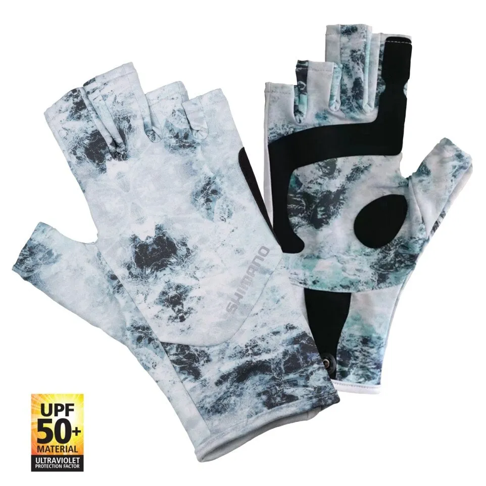 Shimano Sun Gloves - Ice Water