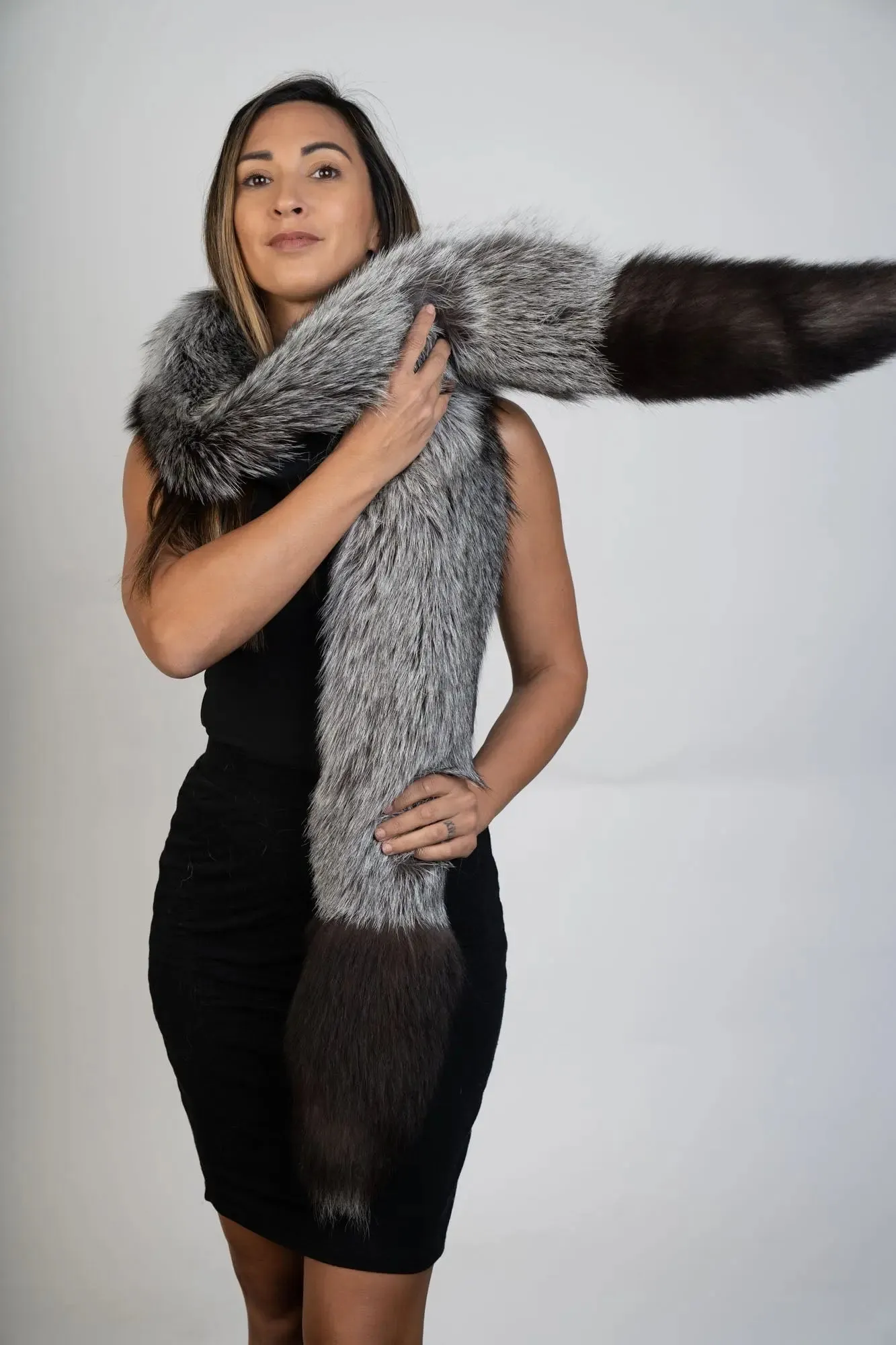 Silver Fox Boa