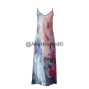 Slip dress Abstract Sailing