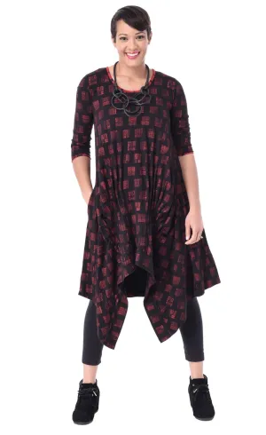Snapdragon & Twig Black Cherry Lexi Tunic/Dress