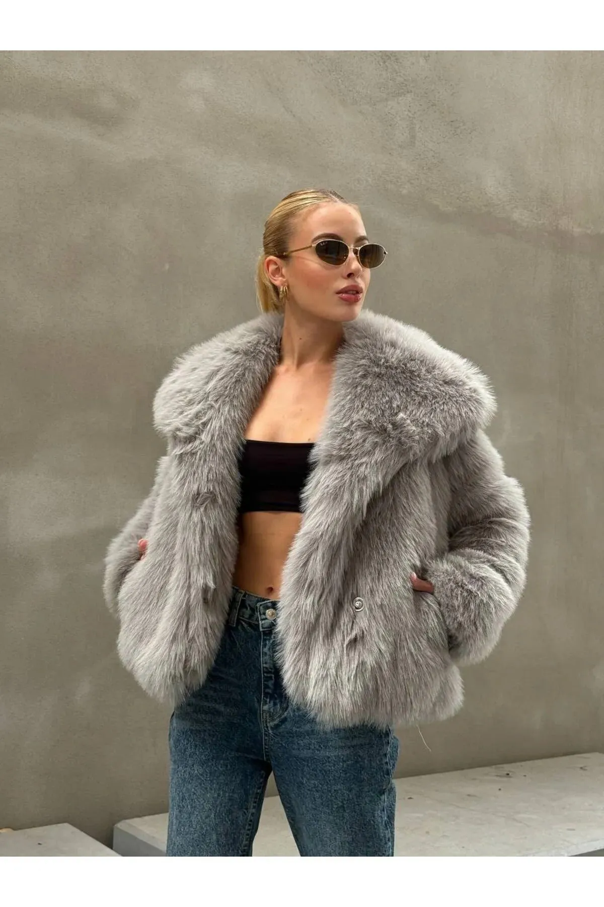 Soft Touch Oversized Premium Fur Plush Coats